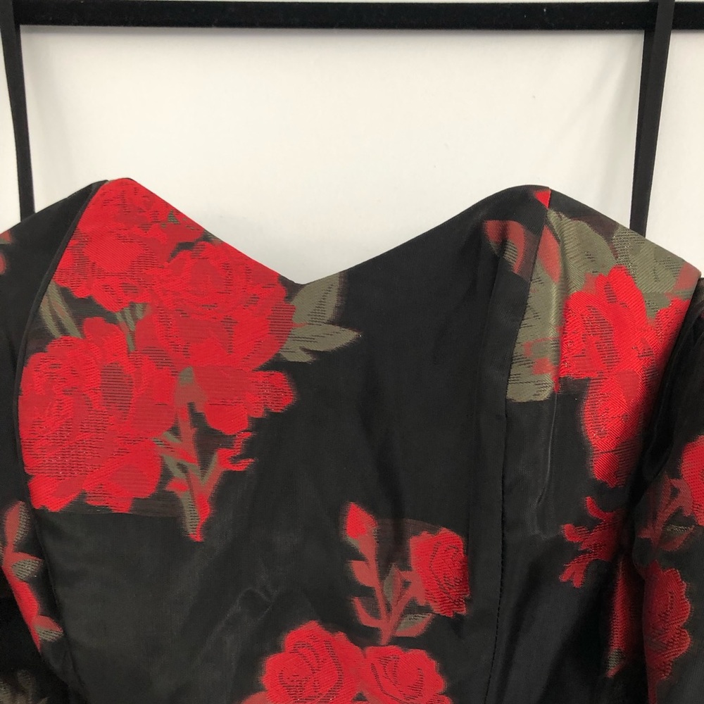 NWOT Lovers + Friends Gil Corsette Top Puff Sleeves XXS - Picture 5 of 10